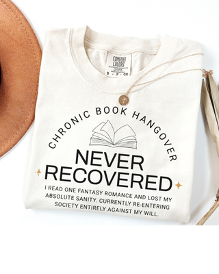 📖 Chronic Book Hangover Tee | Romantasy Reader Comfort Colors Shirt 📖