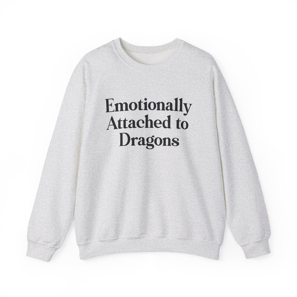 Emotionally Attached to Dragons Crewneck Sweatshirt