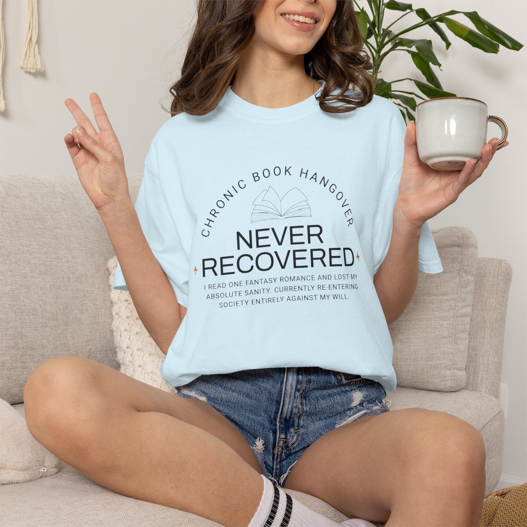 📖 Chronic Book Hangover Tee | Romantasy Reader Comfort Colors Shirt 📖