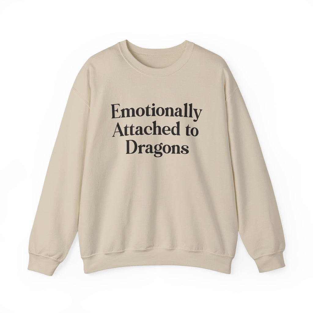 Emotionally Attached to Dragons Crewneck Sweatshirt