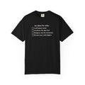 My Plans For Today Fantasy Checklist Shirt | Romantasy Reader Comfort Colors Tee
