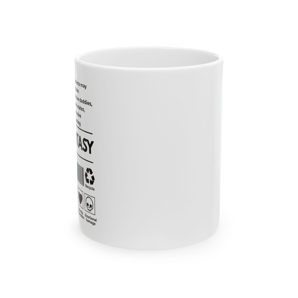 100% Romantasy Reader Coffee Cup | Ceramic Bookish Mug